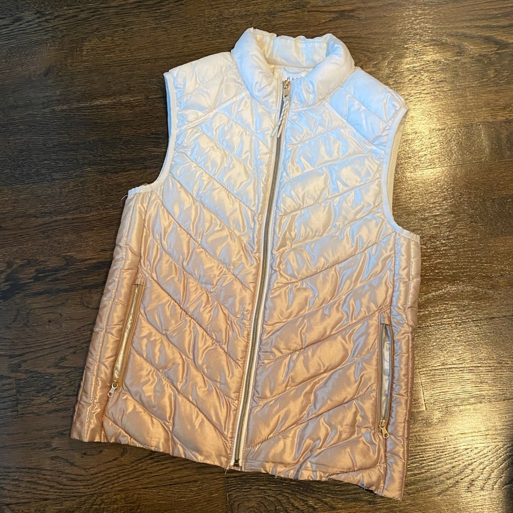 Gap gold ombré chevron vest